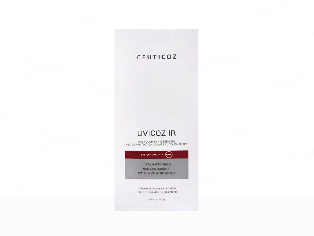 Uvicoz IR Ultra Matte Finish Dry Touch Sunscreen Gel SPF 50+ PA++++