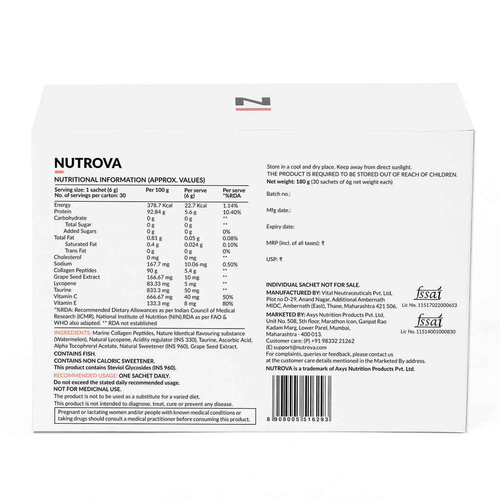 Nutrova Collagen+ Antioxidants 30 Sachets