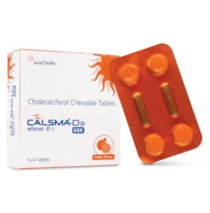 Calsma D3 60k Tablet - Nibasu 