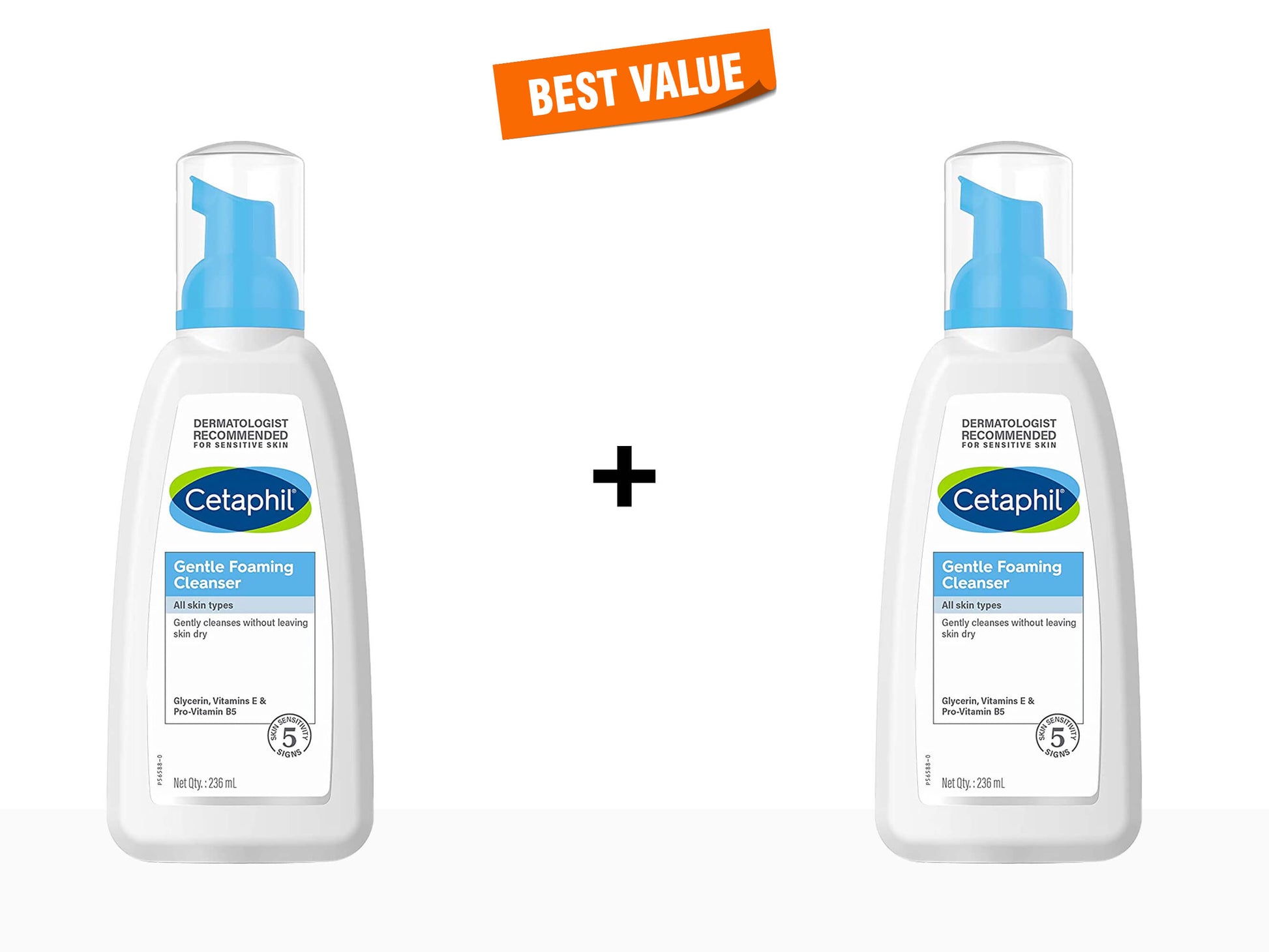 Cetaphil Gentle Foaming Cleanser All Skin Types - Nibasu