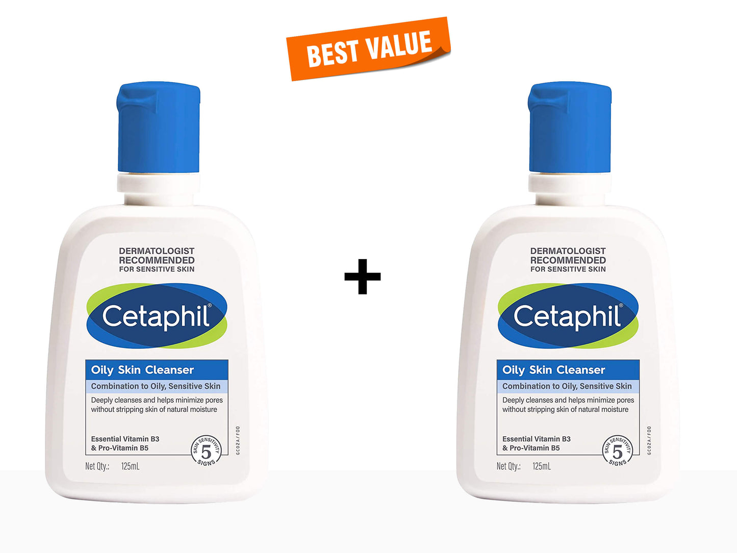 Cetaphil Oily Skin Cleanser Combination to Oily, Sensitive Skin - Nibasu