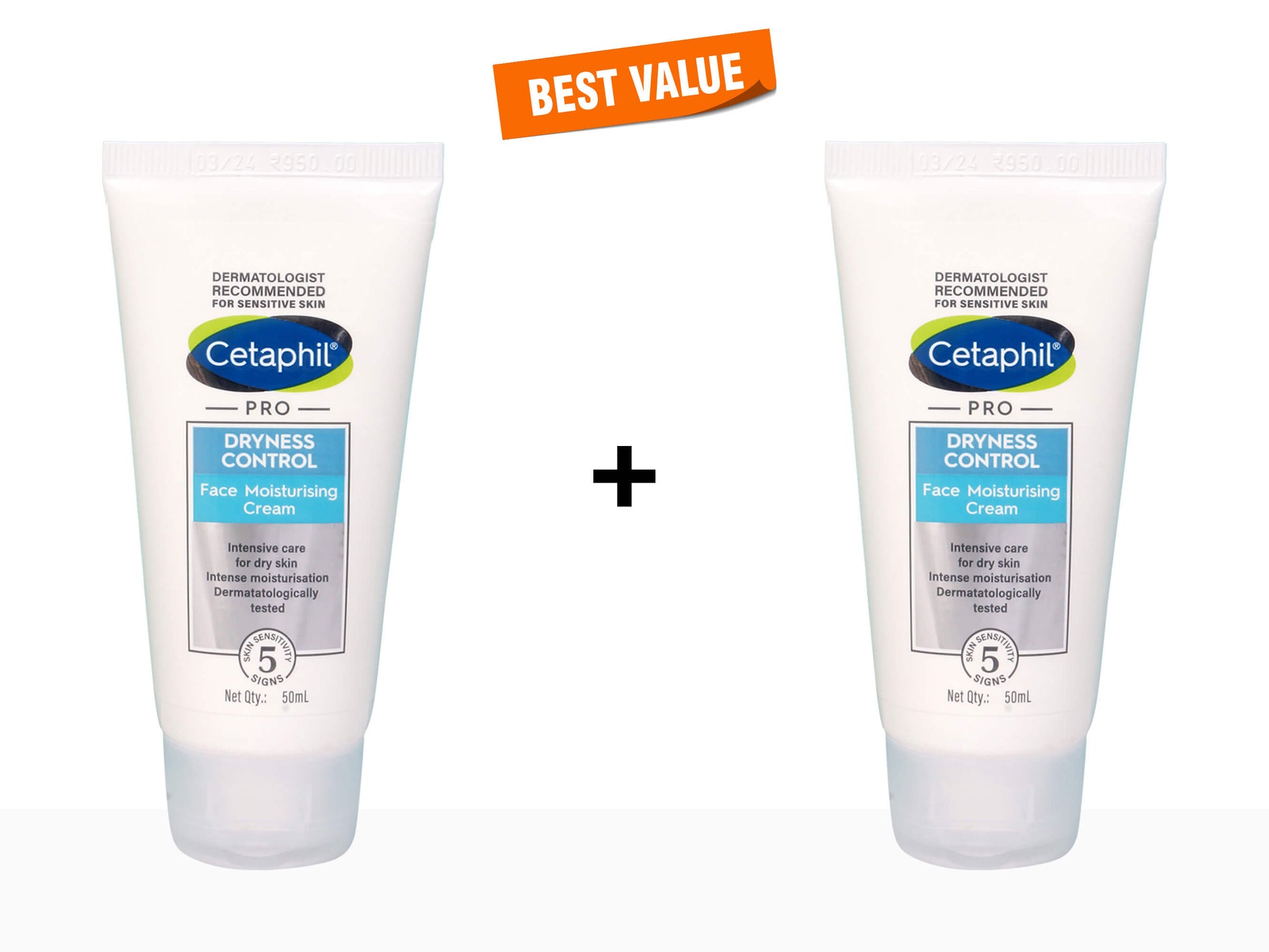 Cetaphil Pro Dryness Control Face Moisturizing Cream - Nibasu
