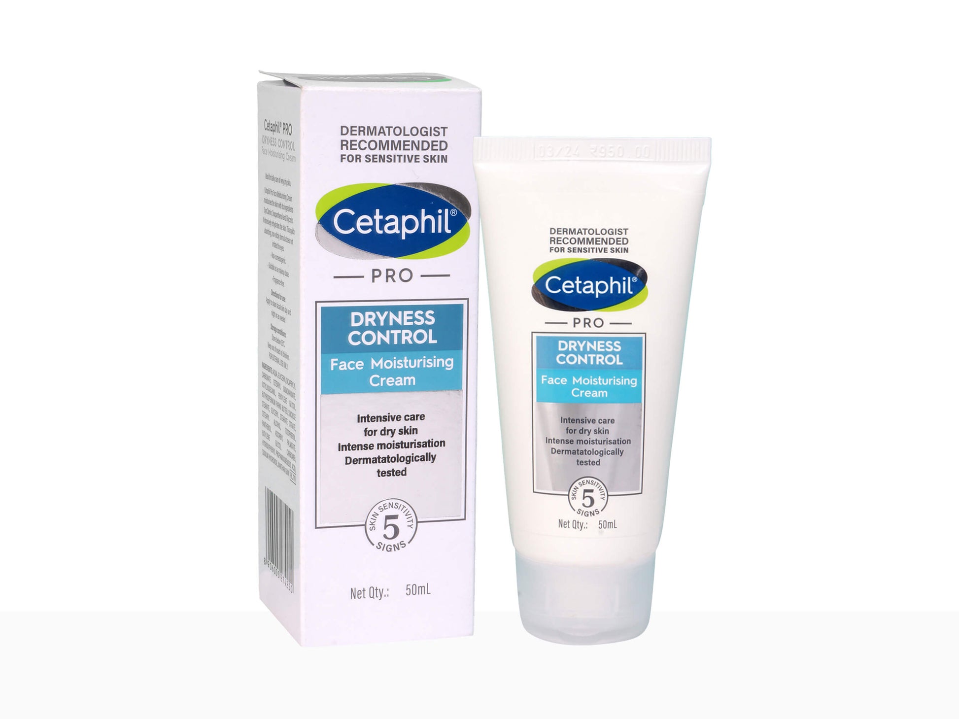 Cetaphil Pro Dryness Control Face Moisturizing Cream - Nibasu