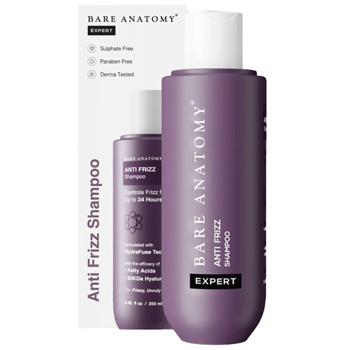 Bare Anatomy Anti Frizz Shampoo | For Hair Care - Nibasu