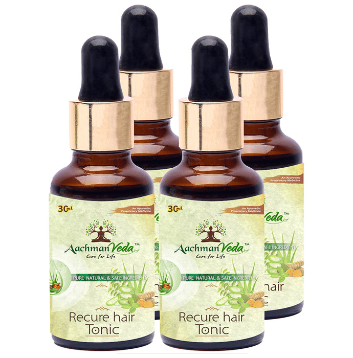 Aachman Veda Recure Hair Tonic (30ml Each) - Nibasu
