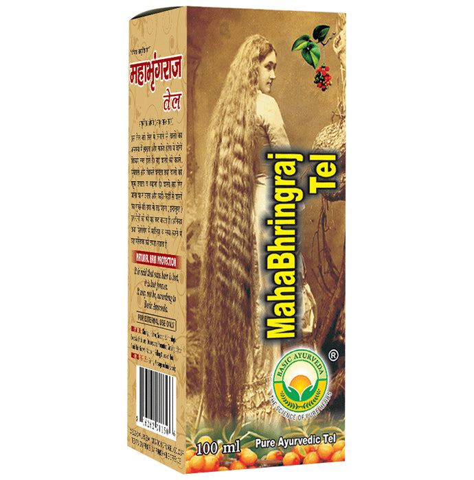 Basic Ayurveda Maha Bhringraj Tail - Nibasu