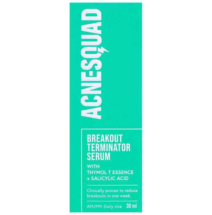 Acnesquad Breakout Terminator Serum with Thymol T Essence + Salicylic Acid - Nibasu