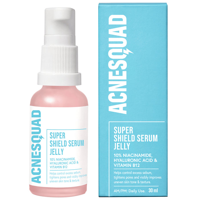Acnesquad Super Shield Serum with 10% Niacinamide + Provitamin B5 - Nibasu