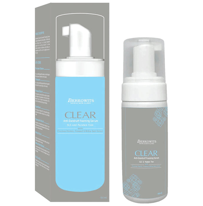 Berkowits Clear Anti Dandruff Foaming Serum - Nibasu