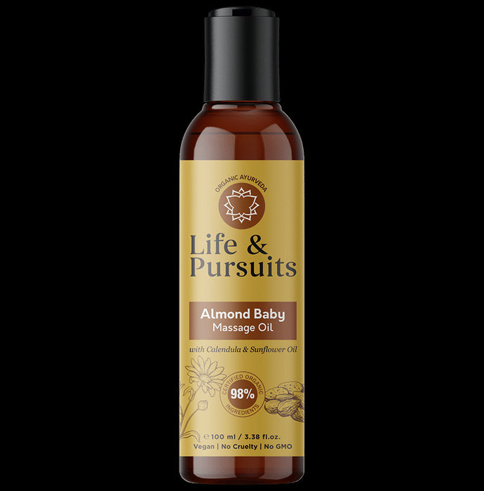 Life & Pursuits Almond Baby Massage Oil - Nibasu