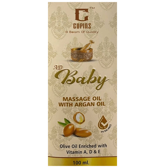 Cupins AD Baby Massage Oil with Argan Oil - Nibasu
