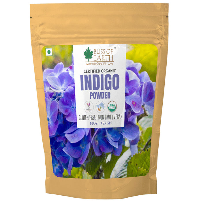 Bliss of Earth Certified Organic Indigo Powder - Nibasu