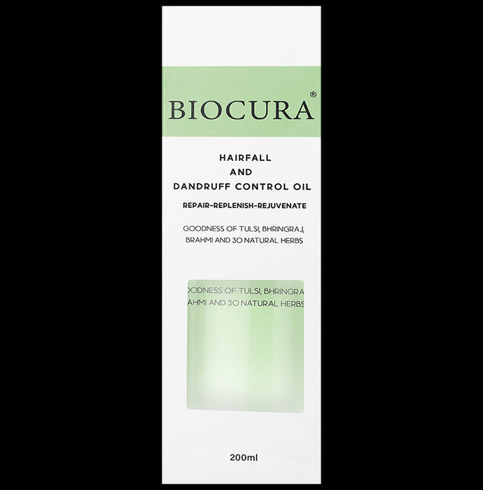 Biocura Hair Fall & Dandruff Control Oil - Nibasu
