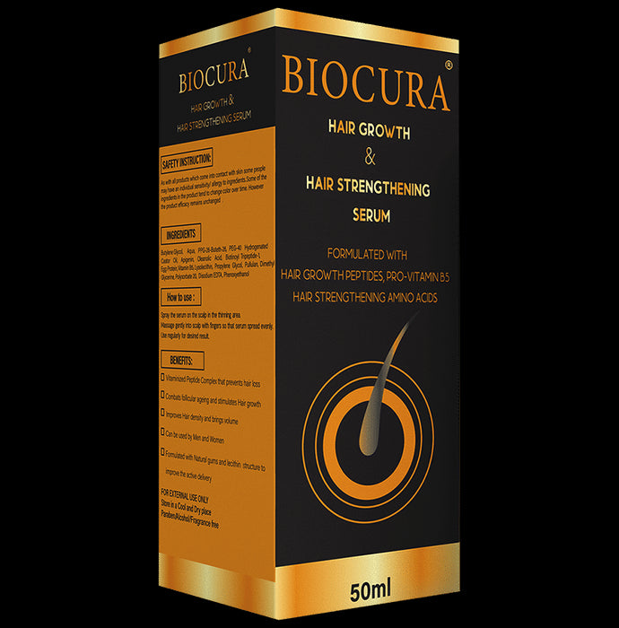 Biocura Hair Growth & Hair Strengthening Serum - Nibasu