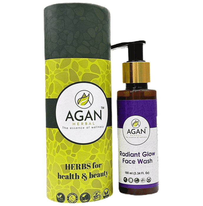 Agan Herbal Radiant Glow Face Wash - Nibasu