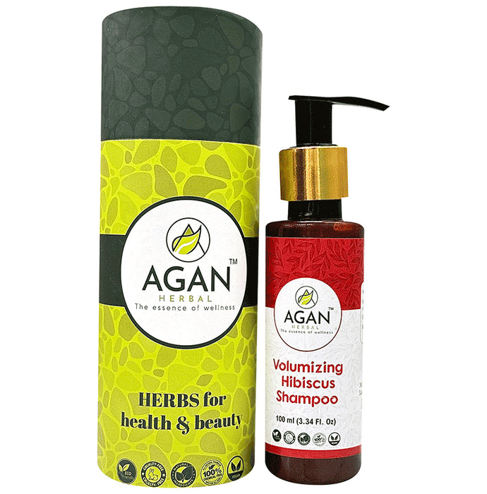 Agan Herbal Volumizing Hibiscus Shampoo - Nibasu