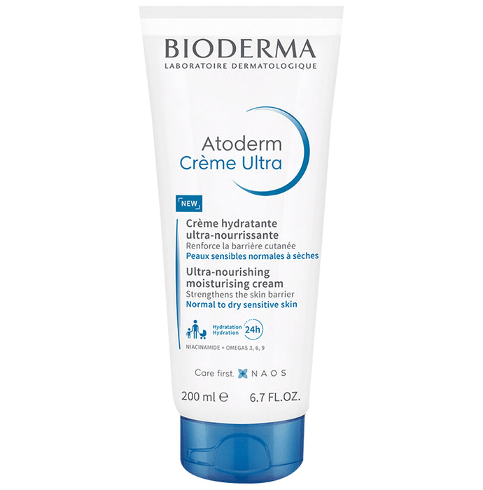 Bioderma Atoderm Ultra-Nourishing Cream | Face Care Product for Normal to Dry, Sensitive Skin | Hydrates and Strengthens Skin Barrier - Nibasu