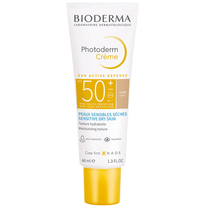 Bioderma Photoderm Creme Claire Light Spf 50+ Sunscreen - Nibasu