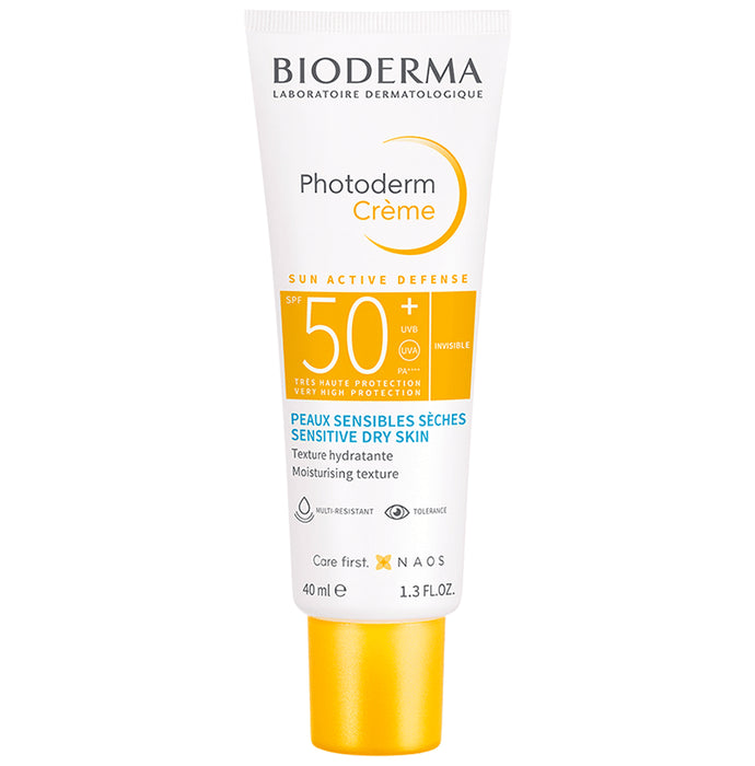 Bioderma Photoderm Creme Invisible SPF 50+ Sunscreen Cream Normal To Dry Sensitive Skin - Nibasu