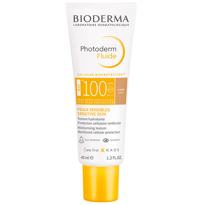 Bioderma Photoderm Fluide Max SPF 100 | High UVA/UVB Protection | For Sensitive Skin - Nibasu