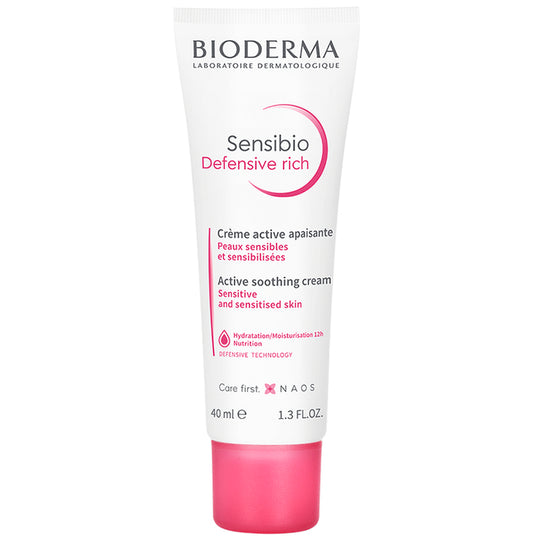 Bioderma Sensibio Defensive Rich Active Soothing Cream - Nibasu