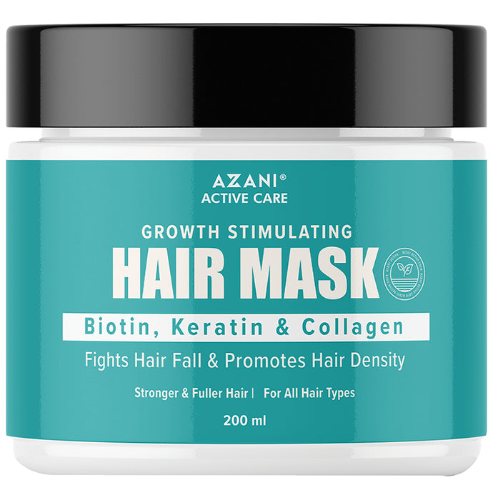 Azani Active Care Growth Stimulating Biotin, Keratin & Collagen Hair Mask - Nibasu
