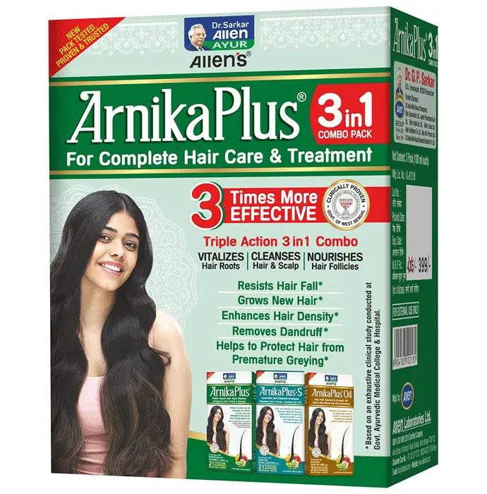 Allen Laboratories Arnika Plus Combo 3 in 1 Combo - Nibasu