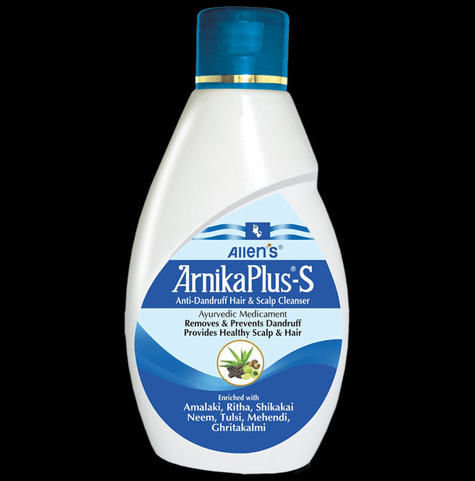 Allen Laboratories Arnika Plus-S Antidandruf Hair and Scalp Cleanser (100ml Each) - Nibasu