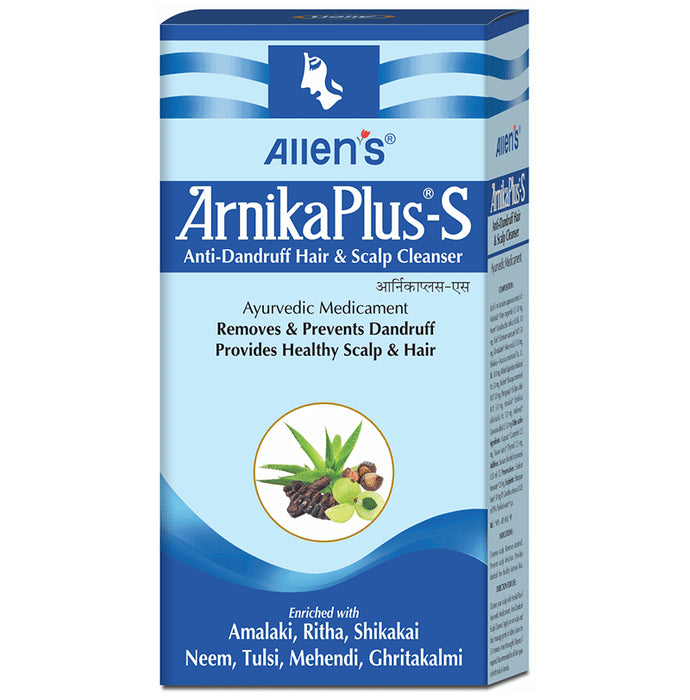 Allen Laboratories ArnikaPlus-S Anti-Dandruff Hair & Scalp Cleanser (100ml Each) - Nibasu