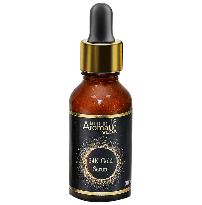 Alluring Aromatic Veda 24k Gold Serum - Nibasu