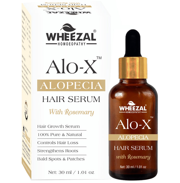 ALO-X Alopecia Hair Growth Serum Enriched with Rosemary Oil - Nibasu