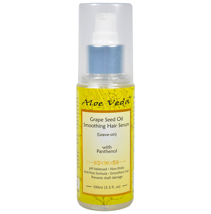 Aloe Veda Grape Seed Oil Smoothing Hair Serum (Leave-On) - Nibasu