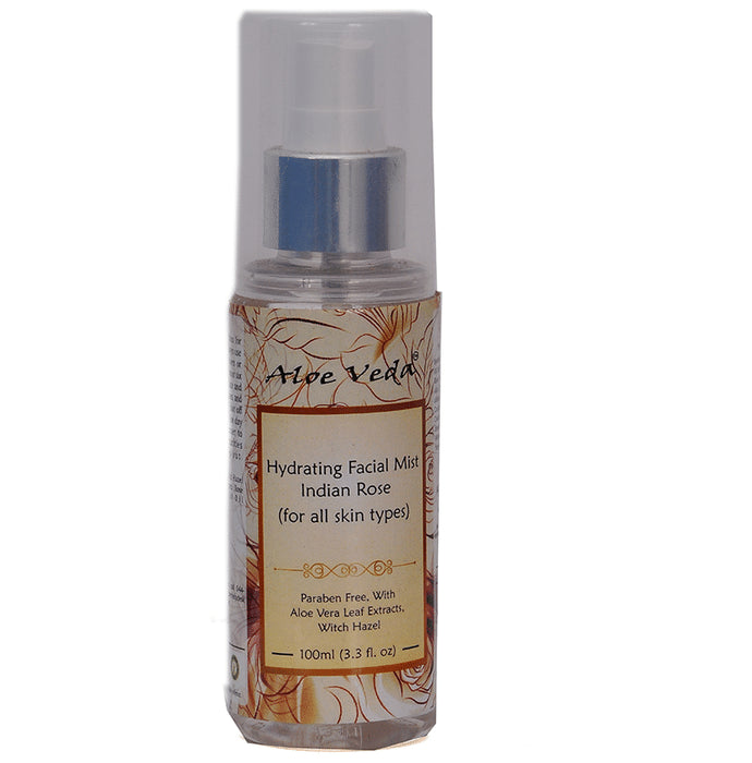 Aloe Veda Hydrating Facial Mist Indain Rose - Nibasu