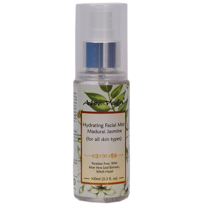 Aloe Veda Hydrating Facial Mist Madurai Jasmine - Nibasu