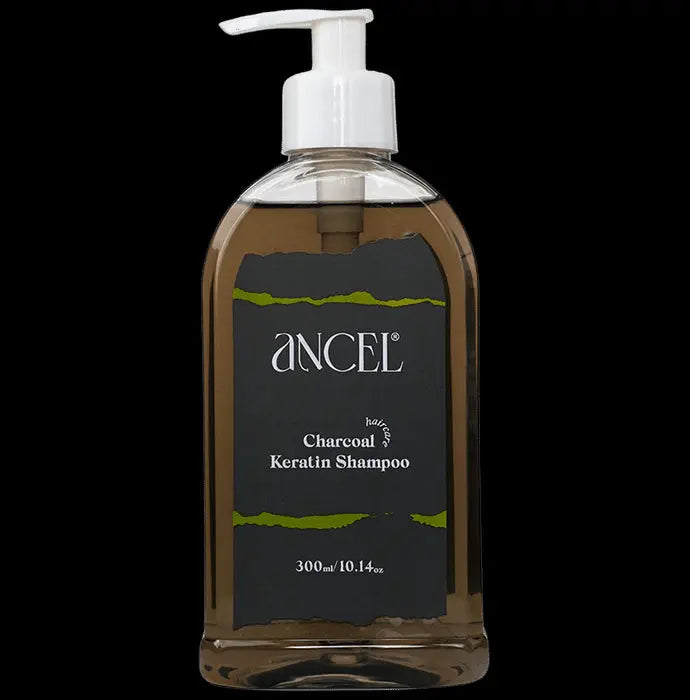 Ancel Keratin Shampoo Charcoal - Nibasu