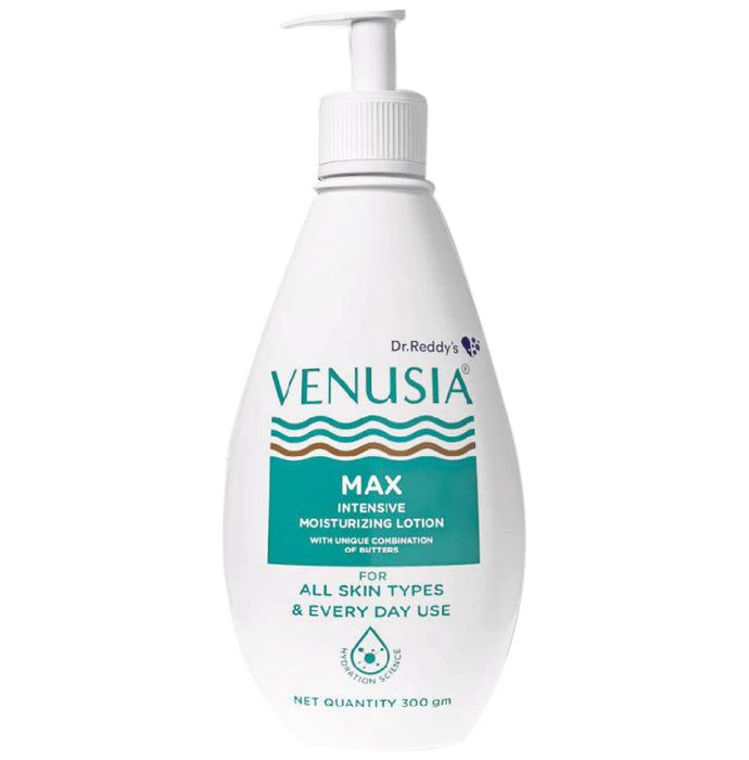 Venusia Max Intensive Moisturizing Lotion | Paraben, Alcohol and Mineral Oil Free | For All Skin Types | Derma Care - Nibasu