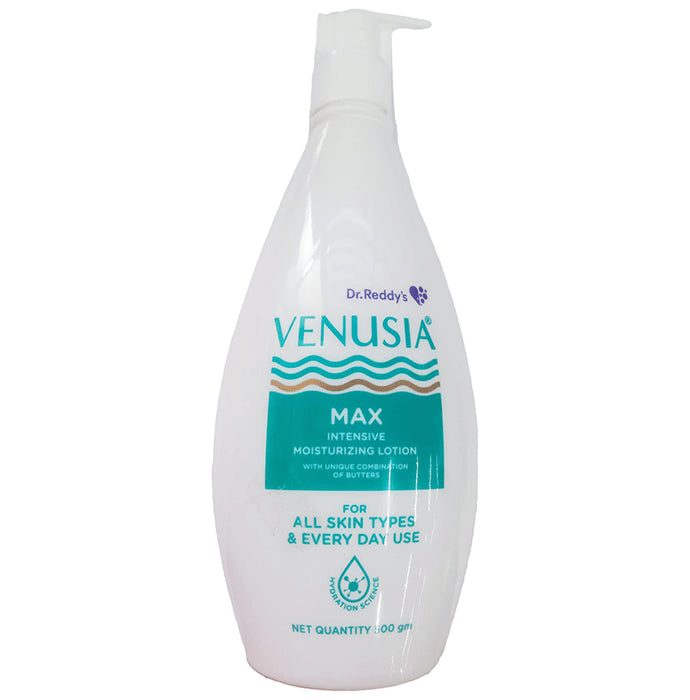 Venusia Max Intensive Moisturizing Lotion | Paraben, Alcohol and Mineral Oil Free | For All Skin Types | Derma Care - Nibasu
