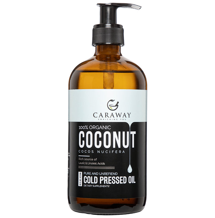 Caraway 100% Organic Coconut Cold Pressed Oil - Nibasu