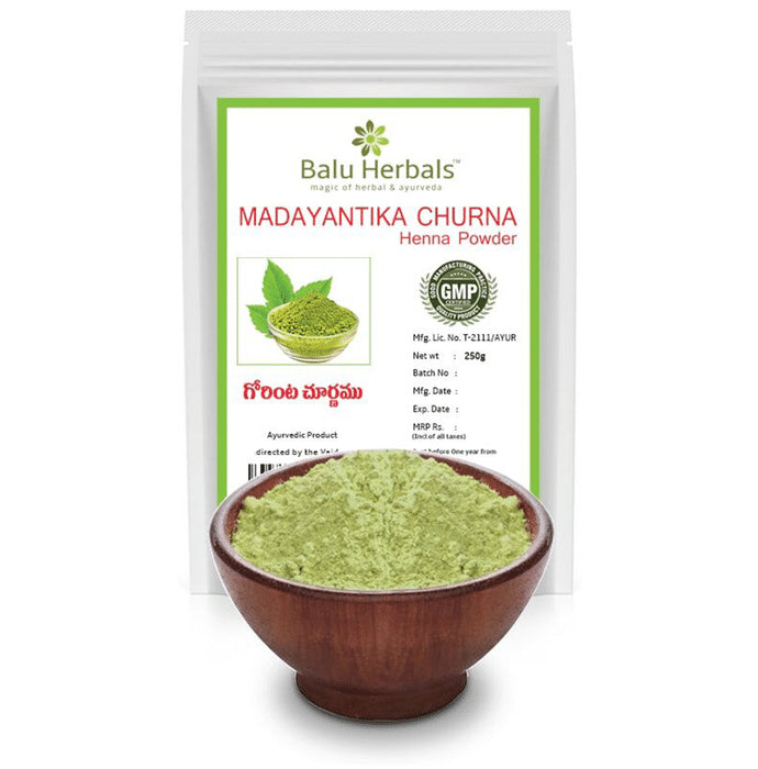 Balu Herbals Madayantika Churna Henna Powder - Nibasu