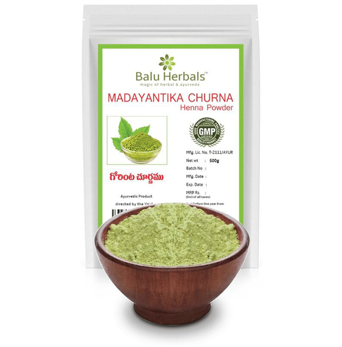 Balu Herbals Madayantika Churna Henna Powder - Nibasu