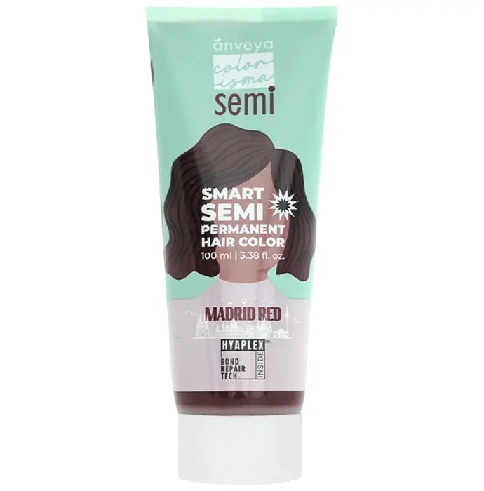 Anveya Colorisma Semi Permanent Hair Color Madrid Red - Nibasu