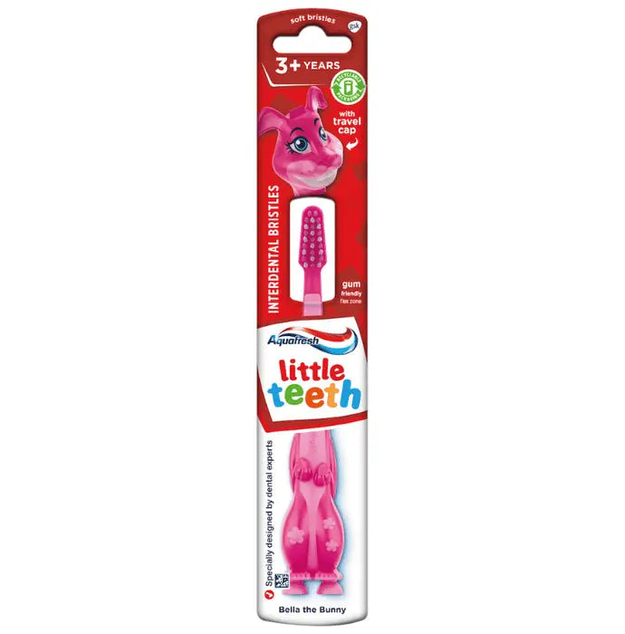 Aquafresh 3+Years Little Teeth Toothbrush Bunny - Nibasu