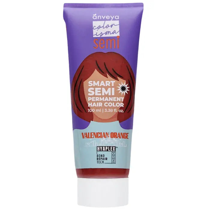 Anveya Colorisma Semi Permanent Hair Color Valencian Orange - Nibasu