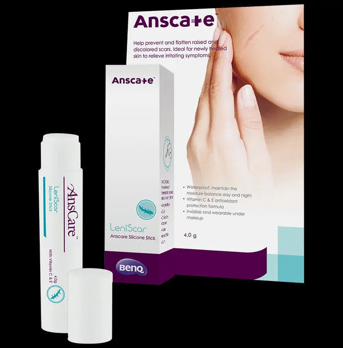 Anscare Leniscar Silicone Stick with Vitamin C & E - Nibasu
