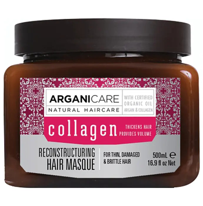 Arganicare Argan & Collagen Reconstructuring Hair Masque - Nibasu