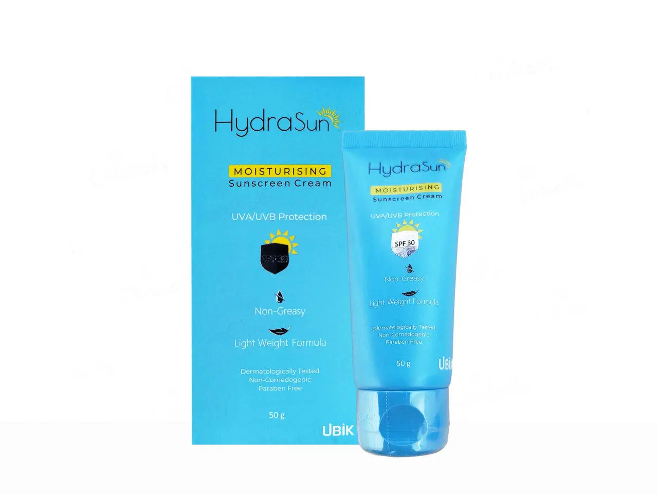 Hydrasun Moisturising Sunscreen Cream SPF 30 - Nibasu 