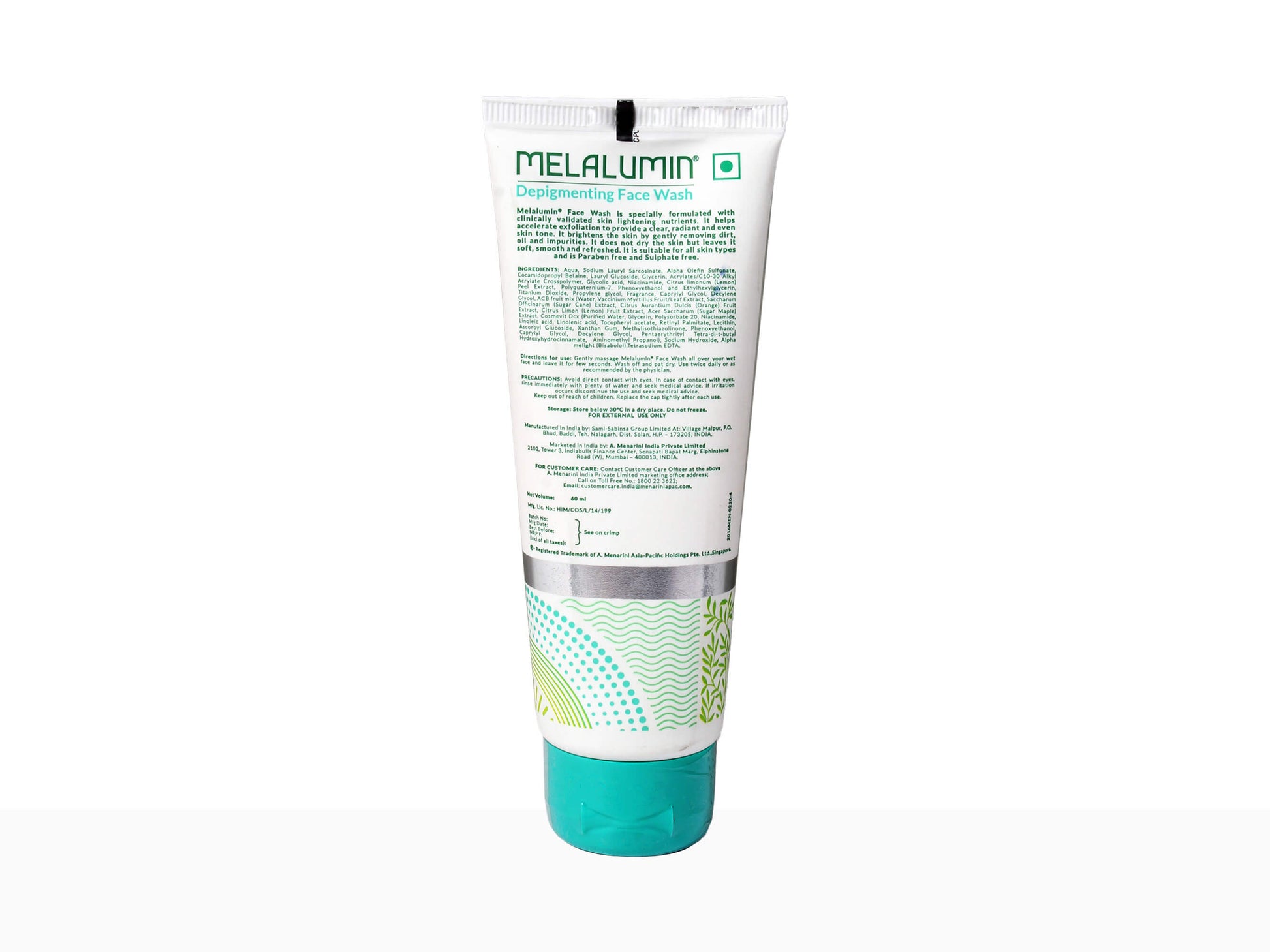 Melalumin Depigmenting Face Wash - Nibasu