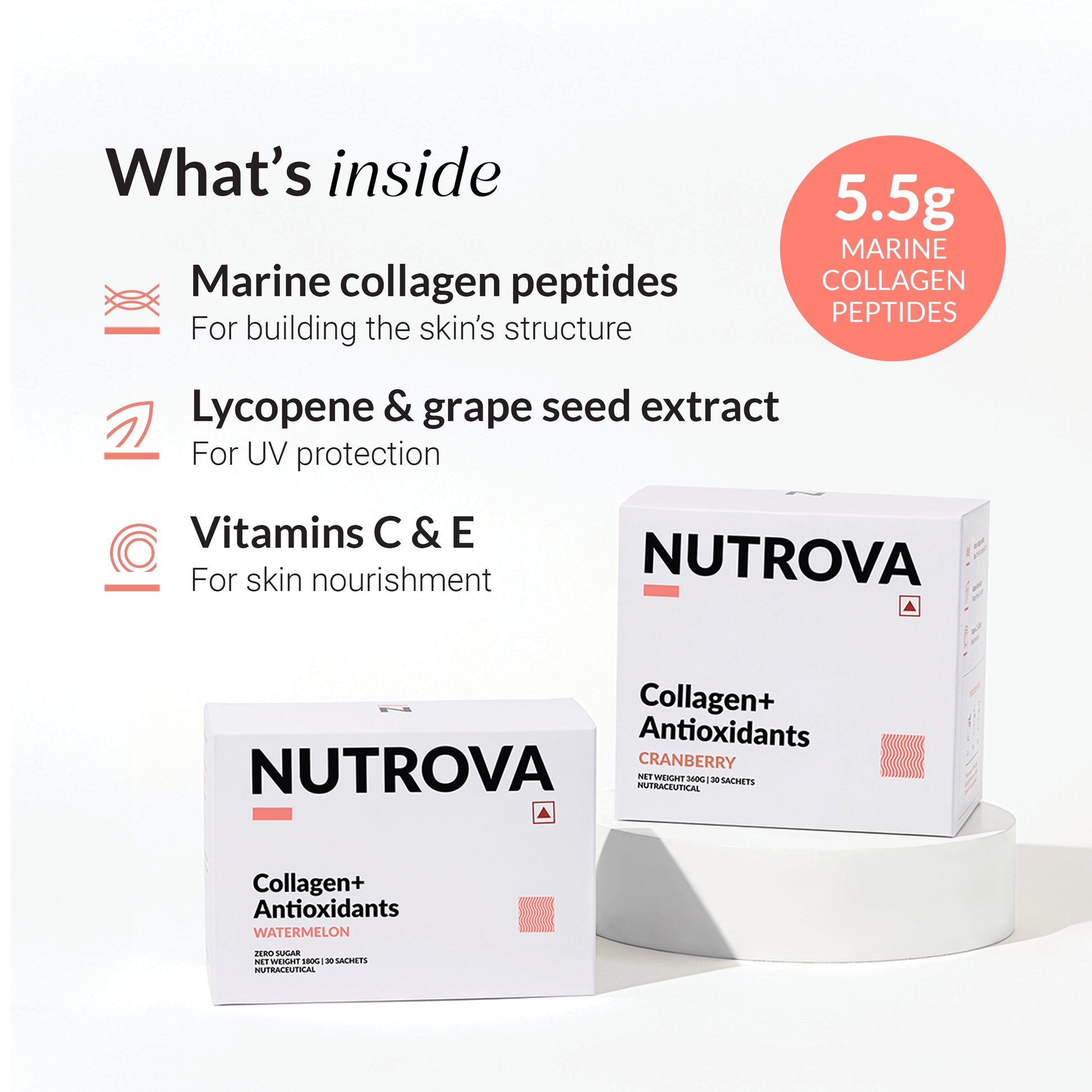 Nutrova Collagen+ Antioxidants 30 Sachets