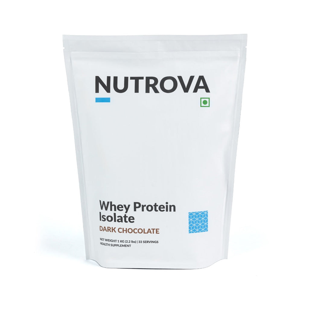 Nutrova Whey Protein Isolate | Flavour Dark Chocolate