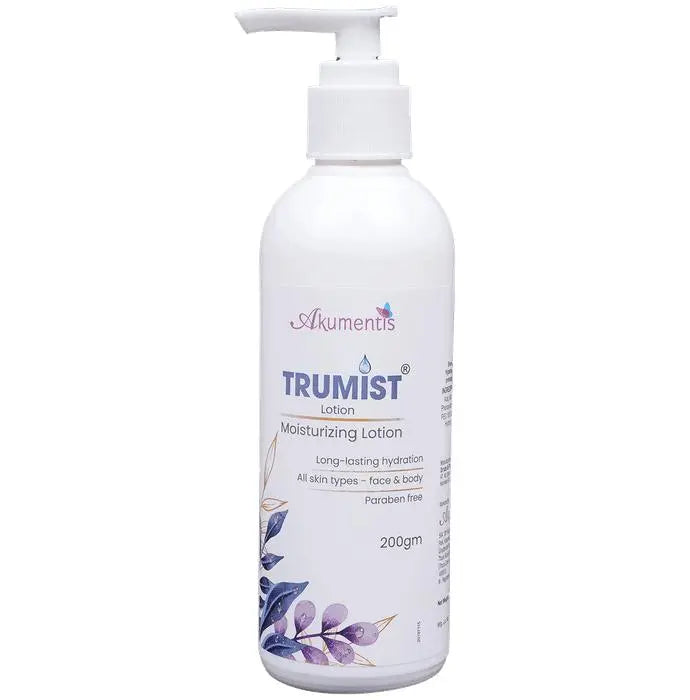 Trumist Moisturising Lotion for All Skin Types | For Long-Lasting Hydration | Paraben-Free {-Nibasu}